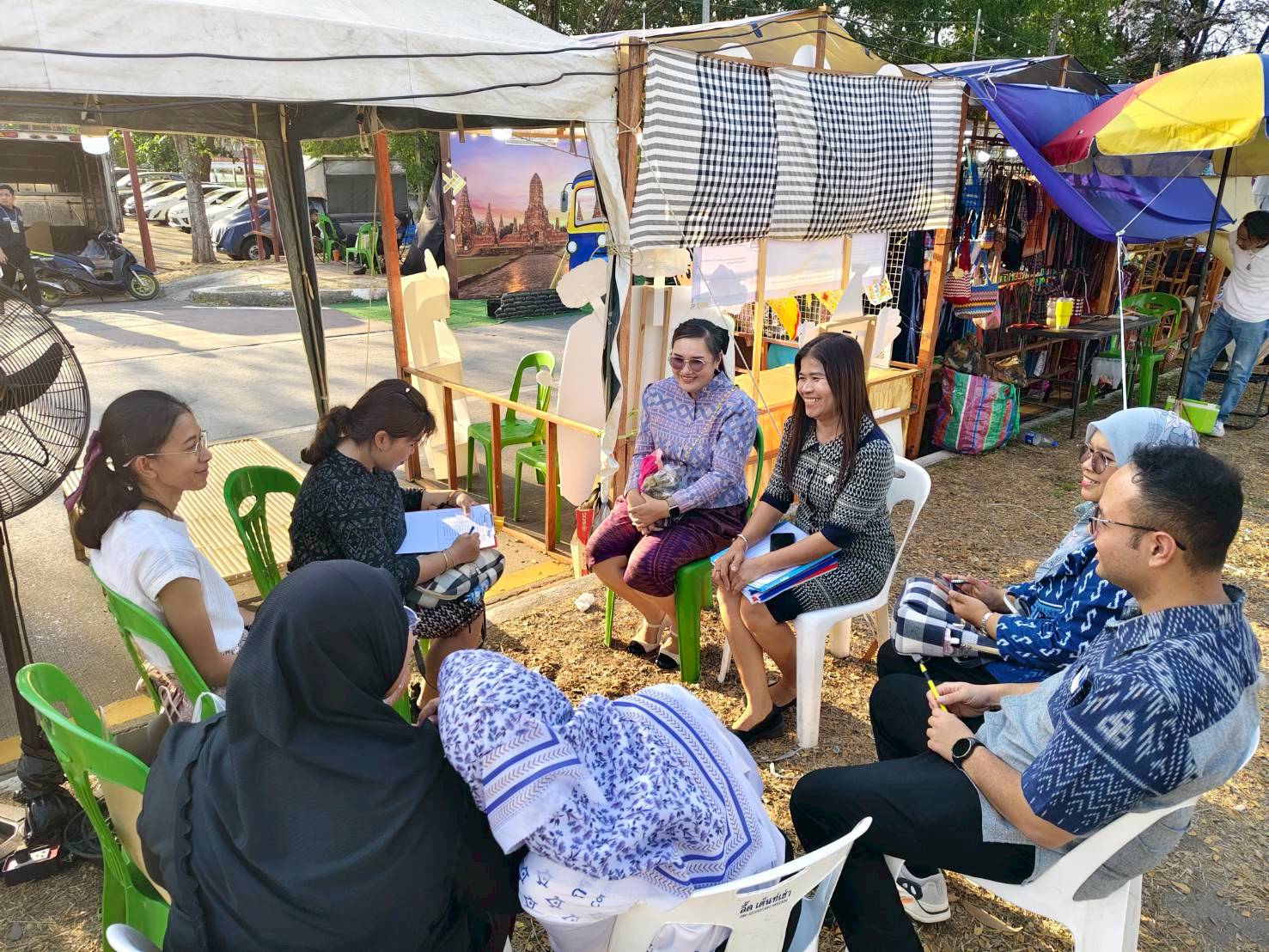 ร่วมกิจกรรมห้องเรียนพช.อย.ในรูปแบบ on-site ในงาน "ยอยศยิ่งฟ้าอยุธยามรดกโลก"