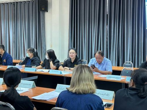 🌾สพอ.บางซ้าย ถิ่นทุ่งทอง🌾  ร่วมประชุมคณะกรรมการให้ความช่วยเหลือผู้ประสบภัยพิบัติอำเภอบางซ้าย (ก.ช.ภ.อ) ครั้งที่ 3/2569